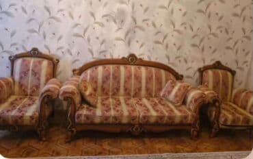 İşlənmiş, Divan, 2 kreslo, Bazasız, Açılmayan lalafo.az -da İşlənmiş, Divan, 2 kreslo, Bazasız, Açılmayan