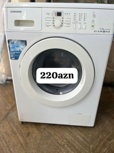 Paltaryuyan maşın Samsung, 6 kq, Avtomat, Qurutmasız, Kredit yoxdur lalafo.az -da Paltaryuyan maşın Samsung, 6 kq, Avtomat, Qurutmasız, Kredit yoxdur