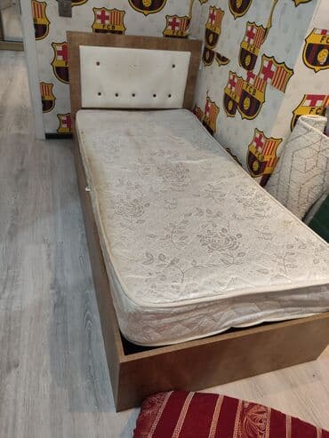 Təknəfərlik çarpayı, Bazalı, Matras ilə, Siyirməsiz lalafo.az -da Təknəfərlik çarpayı, Bazalı, Matras ilə, Siyirməsiz