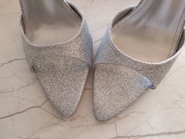 Gümüş rəngli payet/parıltılı qadın yüksək daban ayaqqabı - Model lalafo.az -da Gümüş rəngli payet/parıltılı qadın yüksək daban ayaqqabı - Model