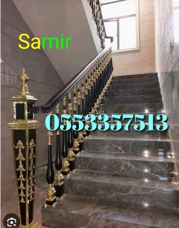 Məhəccər bəzəkləri: Yeni Pilləkən məhəccəri, Dəmir lalafo.az -da — 6 Məhəccər bəzəkləri: Yeni Pilləkən məhəccəri, Dəmir — 6