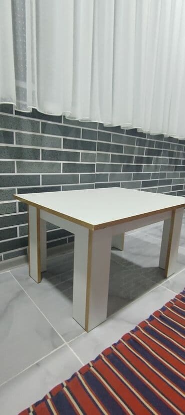 Qonaq masası, Açılmayan, Laminat, Kvadrat masa lalafo.az -da Qonaq masası, Açılmayan, Laminat, Kvadrat masa