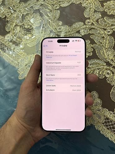 IPhone 15 Pro Max, 256 GB, Natural Titanium, Face ID lalafo.az -da IPhone 15 Pro Max, 256 GB, Natural Titanium, Face ID