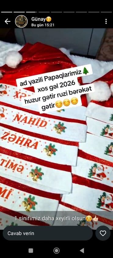 Yeni il üçün fərdiləşdirilən aksesuar və suvenirlər: - Ad yazılı Yeni lalafo.az -da Yeni il üçün fərdiləşdirilən aksesuar və suvenirlər: - Ad yazılı Yeni
