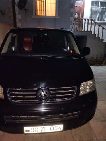 Volkswagen Transporter (T5) miniven – qara rəng, 5 qapı, geniş salon lalafo.az -da Volkswagen Transporter (T5) miniven – qara rəng, 5 qapı, geniş salon