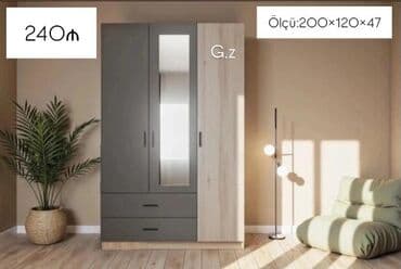 Açılan, 3 qapılı Düz dolab, Qarderob, paltar dolabı lalafo.az -da Açılan, 3 qapılı Düz dolab, Qarderob, paltar dolabı
