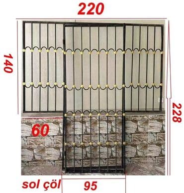 Avtogen: Metal barmaqlıq və dəmir qapı dəsti - Dəmir çərçivəli barmaqlıq lalafo.az -da — 2 Avtogen: Metal barmaqlıq və dəmir qapı dəsti - Dəmir çərçivəli barmaqlıq — 2