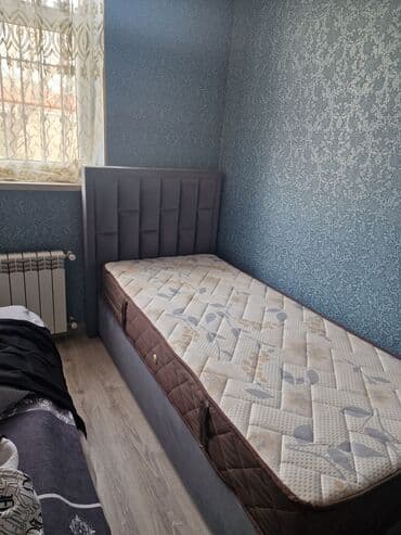 Təknəfərlik çarpayı, Bazalı, Matras ilə, Siyirməsiz lalafo.az -da Təknəfərlik çarpayı, Bazalı, Matras ilə, Siyirməsiz