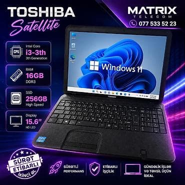 Toshiba Satellite i3-3th
16gb ram
56gb SSD Kingstone
təcili satılır lalafo.az -da Toshiba Satellite i3-3th
16gb ram
56gb SSD Kingstone
təcili satılır