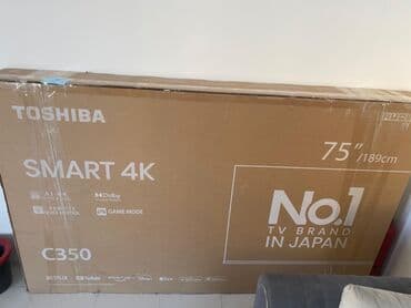 Televizor Toshiba 75" 4K (3840x2160) lalafo.az -da Televizor Toshiba 75" 4K (3840x2160)