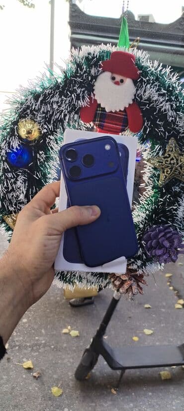 IPhone 17 Pro, 256 GB, Blue Titanium, Zəmanət, Simsiz şarj, Face ID lalafo.az -da IPhone 17 Pro, 256 GB, Blue Titanium, Zəmanət, Simsiz şarj, Face ID