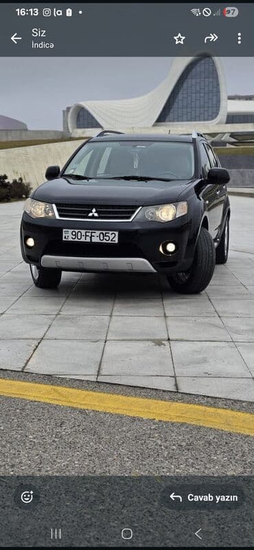 Mitsubishi Outlander: 3 l | 2008 il 325000 km Krossover lalafo.az -da Mitsubishi Outlander: 3 l | 2008 il 325000 km Krossover
