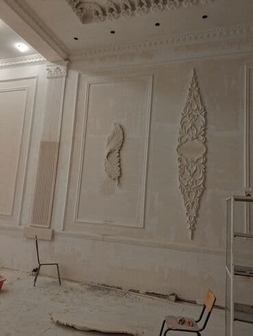 Потолочные работы: Gips işləri və dekorativ suvaq xidməti - Divar və tavanların tam at lalafo.az — 2 Потолочные работы: Gips işləri və dekorativ suvaq xidməti - Divar və tavanların tam — 2