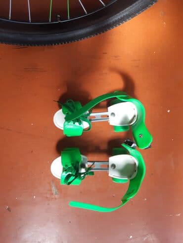 Ролики: Yaşıl rəngdə, tənzimlənən qayışları olan bir cüt uşaq rolik konkisi at lalafo.az — 2 Ролики: Yaşıl rəngdə, tənzimlənən qayışları olan bir cüt uşaq rolik konkisi — 2