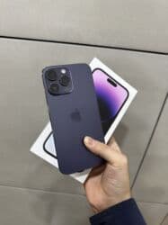 IPhone 14 Pro Max, 128 GB, Deep Purple, Simsiz şarj, Face ID lalafo.az -da IPhone 14 Pro Max, 128 GB, Deep Purple, Simsiz şarj, Face ID
