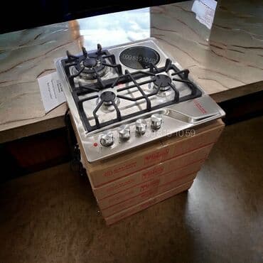 Маслобойки: Плита Galaksi, Комбинированная, Встраиваемая, 4 конфорки at lalafo.az — 4 Маслобойки: Плита Galaksi, Комбинированная, Встраиваемая, 4 конфорки — 4