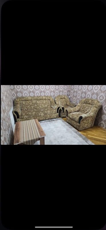 İşlənmiş, Divan, 2 kreslo, Açılmayan lalafo.az -da İşlənmiş, Divan, 2 kreslo, Açılmayan