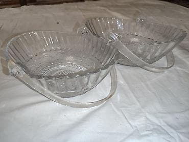 Şüşə qab dəsti – 2 ədəd - Material: qalın, şəffaf şüşə - Forma lalafo.az -da Şüşə qab dəsti – 2 ədəd - Material: qalın, şəffaf şüşə - Forma