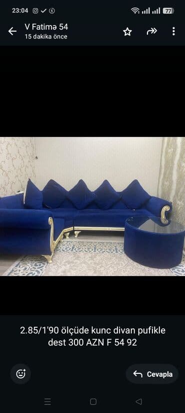 Künc divan lalafo.az -da Künc divan