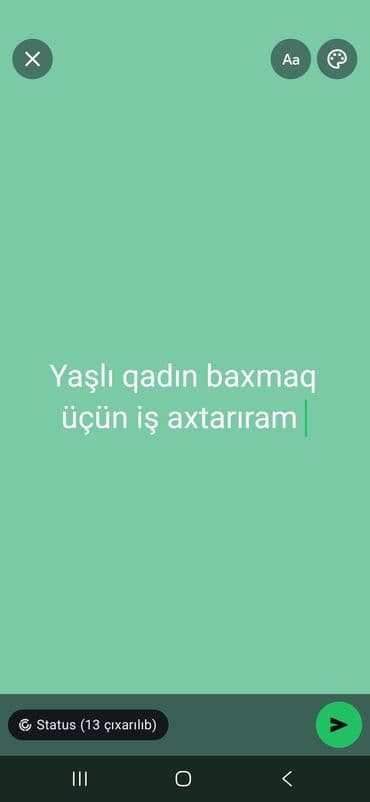 Xidmət: Yaşlı qadına baxıcı Təklif olunan xidmətlər: - Gündəlik qayğı lalafo.az -da Xidmət: Yaşlı qadına baxıcı Təklif olunan xidmətlər: - Gündəlik qayğı