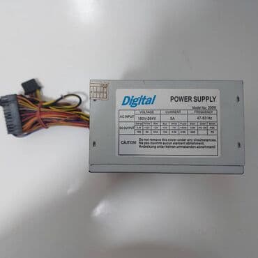 Korpuslar: Qida Bloku “200Watt 24pin 4pin 2xsata 2xmolex Digital” SAYLA ALANA VƏ lalafo.az -da — 5 Korpuslar: Qida Bloku “200Watt 24pin 4pin 2xsata 2xmolex Digital” SAYLA ALANA VƏ — 5
