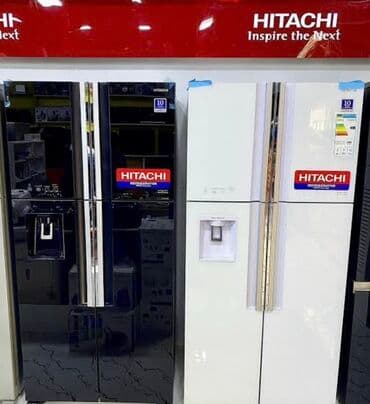 Yeni 4 qapılı Hitachi Soyuducu Satılır, rəng - Qara, Dispenserli lalafo.az -da Yeni 4 qapılı Hitachi Soyuducu Satılır, rəng - Qara, Dispenserli