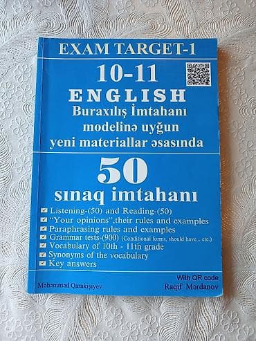 EXAM TARGET-1: 10–11 siniflər üçün English – 50 sınaq imtahanı kitabı lalafo.az -da EXAM TARGET-1: 10–11 siniflər üçün English – 50 sınaq imtahanı kitabı