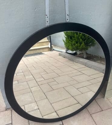 Güzgü Divar üçün, Dairə, Dekorativ, Çərçivə ilə lalafo.az -da Güzgü Divar üçün, Dairə, Dekorativ, Çərçivə ilə