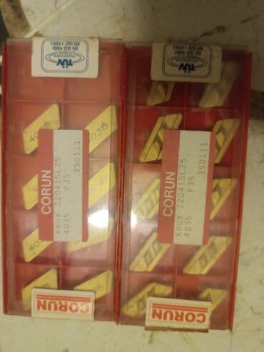 Mismarlar, şuruplar: Torna və frezə üçün kəsici lövhəciklər (karbid insertlər) komplekti - lalafo.az -da — 8 Mismarlar, şuruplar: Torna və frezə üçün kəsici lövhəciklər (karbid insertlər) komplekti - — 8