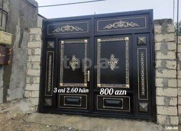 Həyət darvazaları: Yeni Dəmir Həyət darvazası, 3 m, Mexaniki, Qapı ilə, Kredit yoxdur, Ödənişli quraşdırma, Ödənişli çatdırılma, Rayonlara çatdırılma lalafo.az -da — 7 Həyət darvazaları: Yeni Dəmir Həyət darvazası, 3 m, Mexaniki, Qapı ilə, Kredit yoxdur, Ödənişli quraşdırma, Ödənişli çatdırılma, Rayonlara çatdırılma — 7