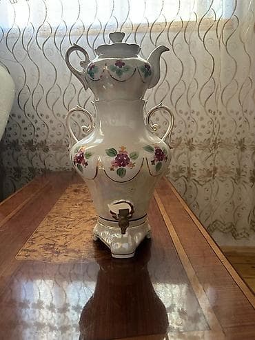 Чайный набор, цвет - Белый, Фарфор at lalafo.az Чайный набор, цвет - Белый, Фарфор