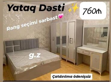 Комоды на заказ: *Yataq Dəsti 💫760Azn* *✔️Material:Rusiya İstehsalı Laminat 18/lik at lalafo.az — 1 Комоды на заказ: *Yataq Dəsti 💫760Azn* *✔️Material:Rusiya İstehsalı Laminat 18/lik — 1
