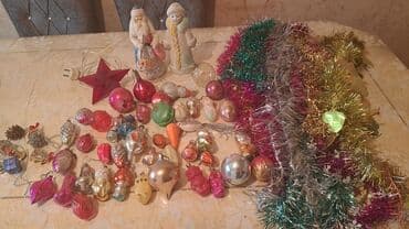 Yolka bəzəkləri və aksesuarları dəsti sovetin vaxtindan - Şüşə lalafo.az -da Yolka bəzəkləri və aksesuarları dəsti sovetin vaxtindan - Şüşə