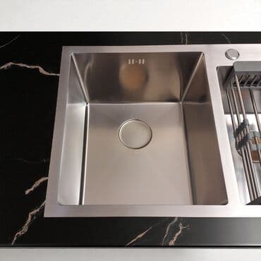 Новый Квадратная Кухонная мойка, Без шкафа, Нержавейка, Бесплатная доставка at lalafo.az — 2 Новый Квадратная Кухонная мойка, Без шкафа, Нержавейка, Бесплатная доставка — 2