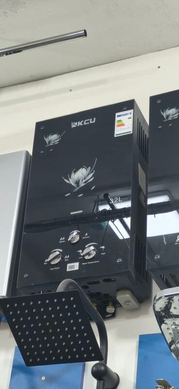 KCU qazla işləyən su qızdırıcısı - Ön panel: qara şüşə səth lalafo.az -da KCU qazla işləyən su qızdırıcısı - Ön panel: qara şüşə səth