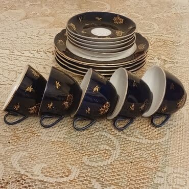 Çay dəsti, rəng - Göy, Farfor lalafo.az -da Çay dəsti, rəng - Göy, Farfor