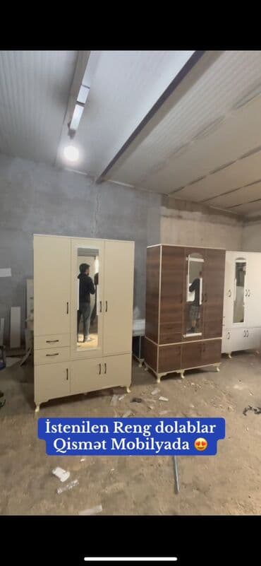 Künc dolab, Yataq otağı üçün, Qonaq otağı üçün, Dəhliz üçün, Şifonyer, Açılan, Quraşdırıla bilən, 3 qapılı lalafo.az -da Künc dolab, Yataq otağı üçün, Qonaq otağı üçün, Dəhliz üçün, Şifonyer, Açılan, Quraşdırıla bilən, 3 qapılı