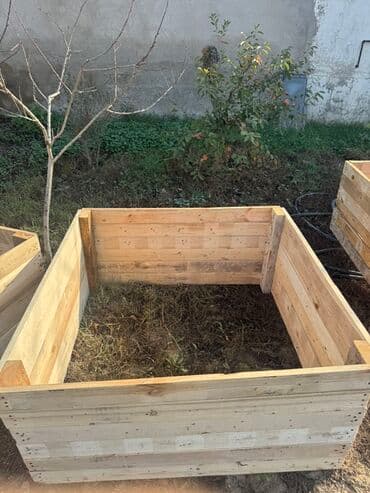 Рейки, доски: Məhsul: Taxta bağ qutuları / yüksəldilmiş əkim yataqları Təsvir: - at lalafo.az — 1 Рейки, доски: Məhsul: Taxta bağ qutuları / yüksəldilmiş əkim yataqları Təsvir: - — 1