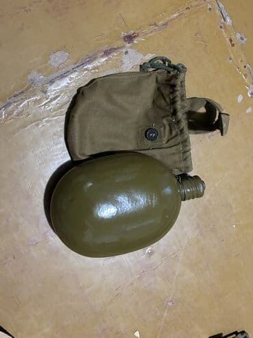 Məhsul: Hərbi üslublu su kolbası (flakon) və parça kisəsi - Material lalafo.az -da Məhsul: Hərbi üslublu su kolbası (flakon) və parça kisəsi - Material