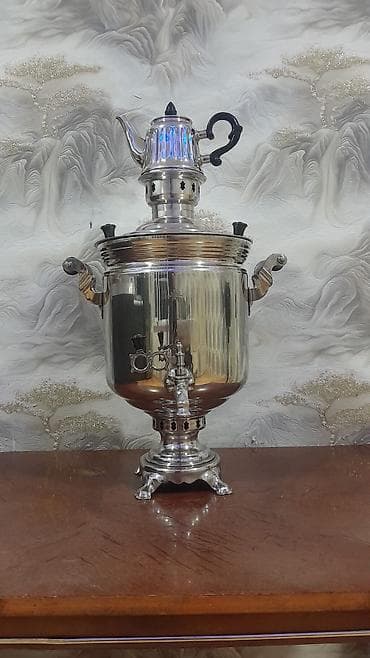 Samavar – 320 AZN - Ünvan: Kürdəxanı - Klassik dizaynlı, parlaq metal lalafo.az -da Samavar – 320 AZN - Ünvan: Kürdəxanı - Klassik dizaynlı, parlaq metal