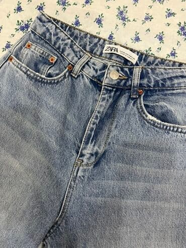 ZARA qadın cins şalvar - Model: klassik beş ciblə düz kəsim lalafo.az -da ZARA qadın cins şalvar - Model: klassik beş ciblə düz kəsim