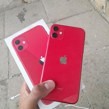 IPhone 11, Qırmızı, Face ID lalafo.az -da IPhone 11, Qırmızı, Face ID