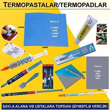 Termopastalar və Termopadlar SAYLA ALANA VƏ USTALARA TOPDAN QİYMƏTLƏ lalafo.az -da Termopastalar və Termopadlar SAYLA ALANA VƏ USTALARA TOPDAN QİYMƏTLƏ