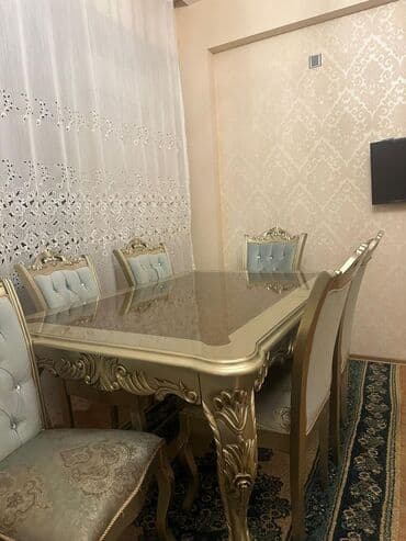 Qonaq otağı üçün, İşlənmiş, 6 stul lalafo.az -da Qonaq otağı üçün, İşlənmiş, 6 stul