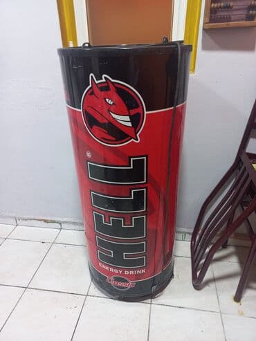 HELL Energy Drink brendləməlı silindrik içki soyuducusu - Brend: HELL lalafo.az -da HELL Energy Drink brendləməlı silindrik içki soyuducusu - Brend: HELL