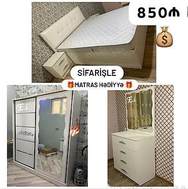 Yataq otağı dəsti rəng seçimi var lalafo.az -da Yataq otağı dəsti rəng seçimi var