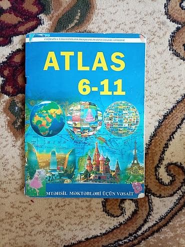Məhsul: Coğrafiya Atlası (6-11)işlək vəziyyətdədir içində yazi yoxdur lalafo.az -da Məhsul: Coğrafiya Atlası (6-11)işlək vəziyyətdədir içində yazi yoxdur