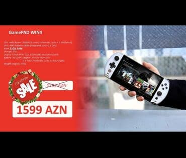 GamePAD WIN4 – portativ oyun konsolu və mini PC Tələbələrə xusui lalafo.az -da GamePAD WIN4 – portativ oyun konsolu və mini PC Tələbələrə xusui