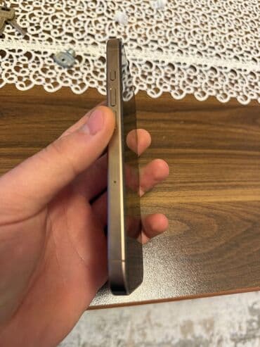 IPhone 16 Pro, 256 GB, Desert Titanium, Barmaq izi lalafo.az -da IPhone 16 Pro, 256 GB, Desert Titanium, Barmaq izi