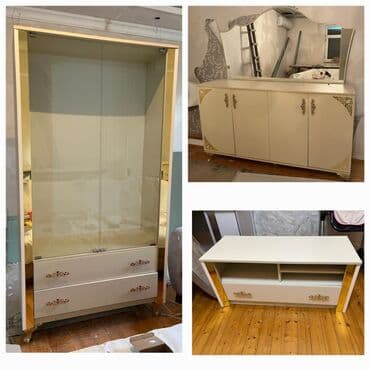 Klassik üslubda krem rəngli mebel dəsti Dəst tərkibi: - 2 qapılı lalafo.az -da Klassik üslubda krem rəngli mebel dəsti Dəst tərkibi: - 2 qapılı